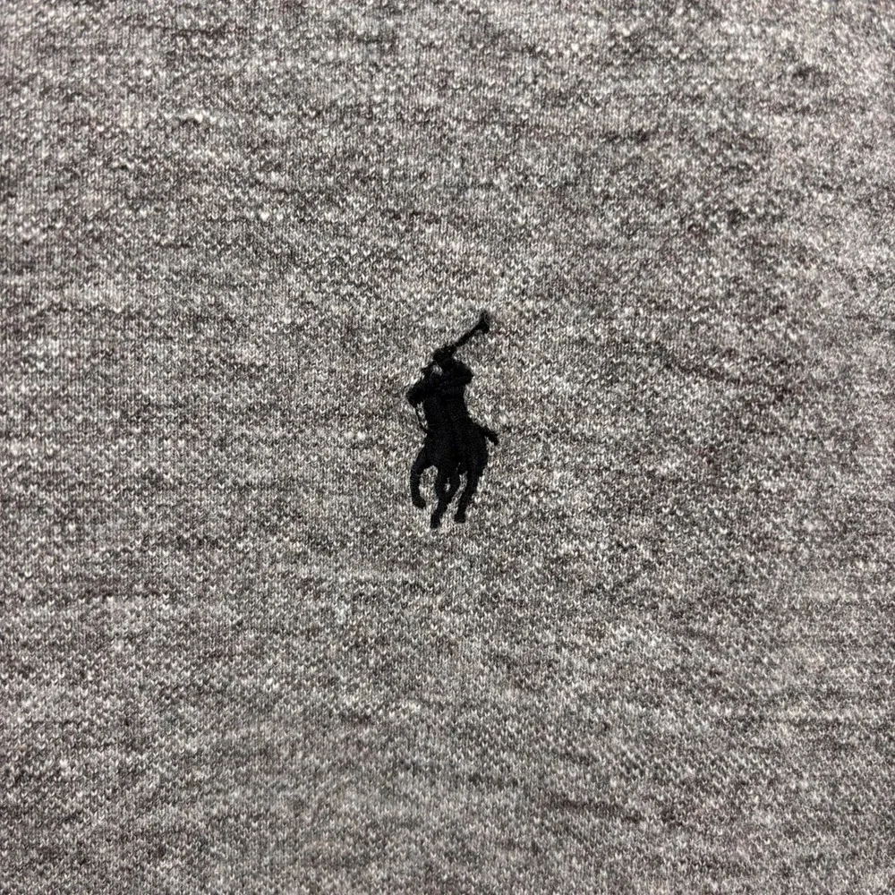 Polo Ralph Lauren Polo Shirt Mens Large Grey Excellent Custom Slim Fit Cotton